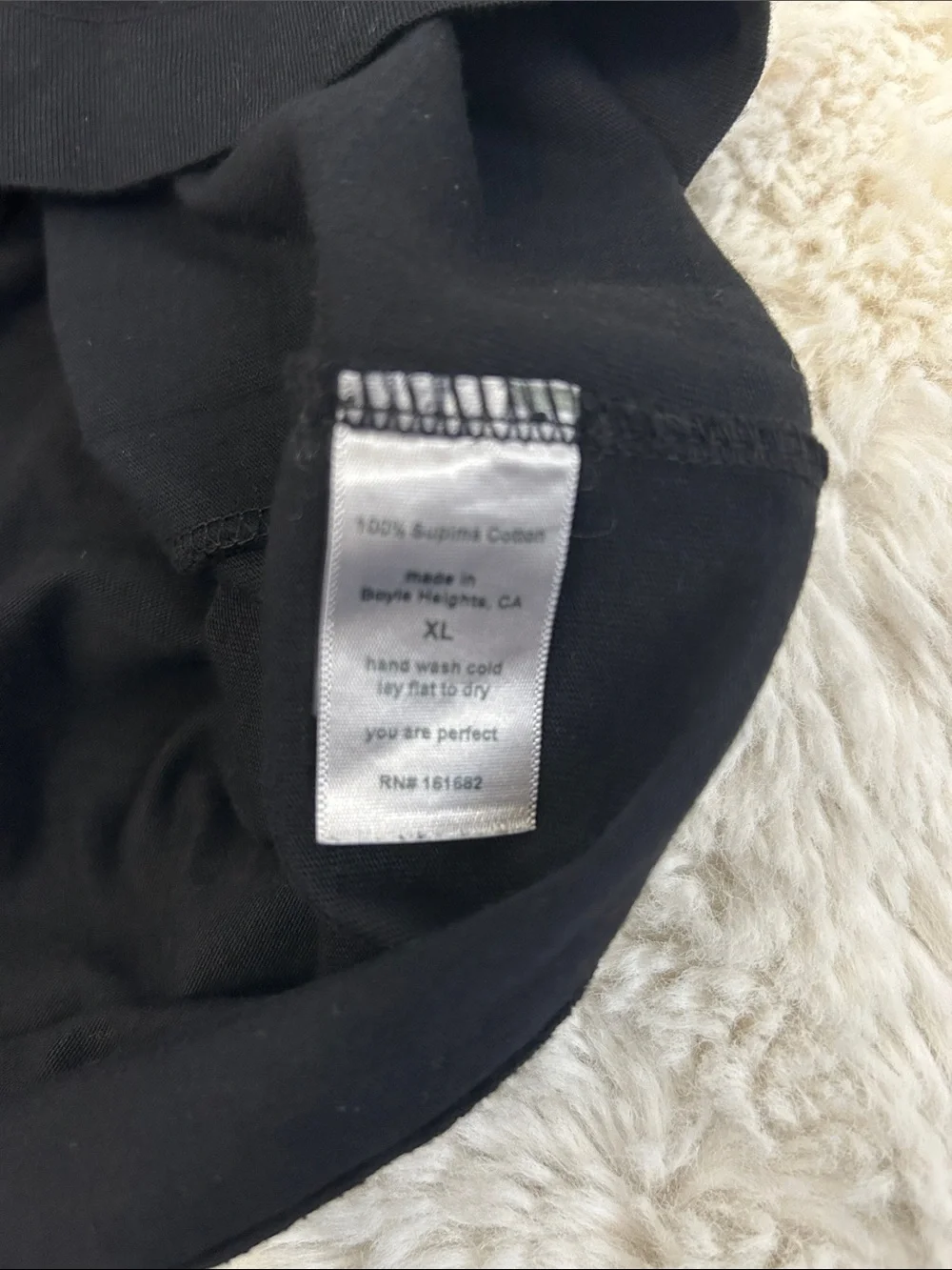 Perfectwhitetee Sinatra Tee Black
